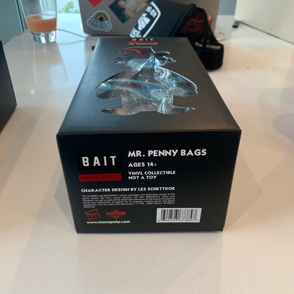 bait Art Bait X Monopoly X Switch Collectibles Mr Pennybags Grey